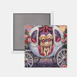Pudel Valentinstag Magnet