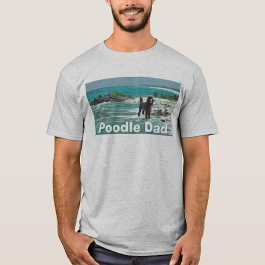 Pudel-Vater-T - Shirt (Vorderseite)