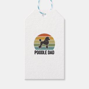 Pudel-Vater Vintage-Sonnenuntergang Hunde-Liebhabe Geschenkanhänger