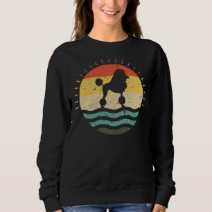 Pudel Vintage  Pudel Hund  Pudel Papa  Pudel  Fu Sweatshirt