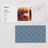 Pudel-Visitenkarten Visitenkarte (Vorne/Hinten)