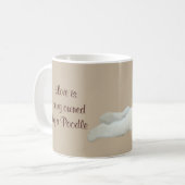 Pudel-weiße schöne Tasse (Vorderseite Links)