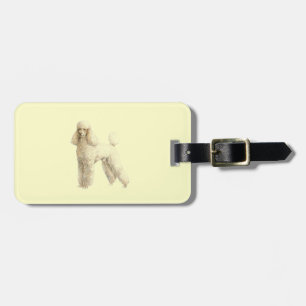 Pudel -- Welpen-Klipp Gepäckanhänger