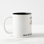 Pudel-Wesensmerkmale Zweifarbige Tasse (Links)