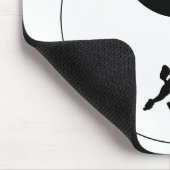 Pudel Yin Yang Mousepad (Ecke)