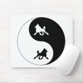 Pudel Yin Yang Mousepad (Mit Mouse)