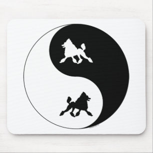 Pudel Yin Yang Mousepad