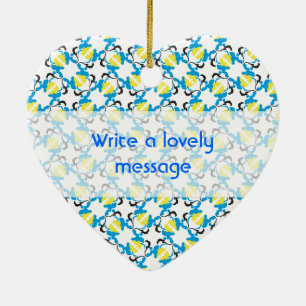 Pudel Zeit Keramikornament