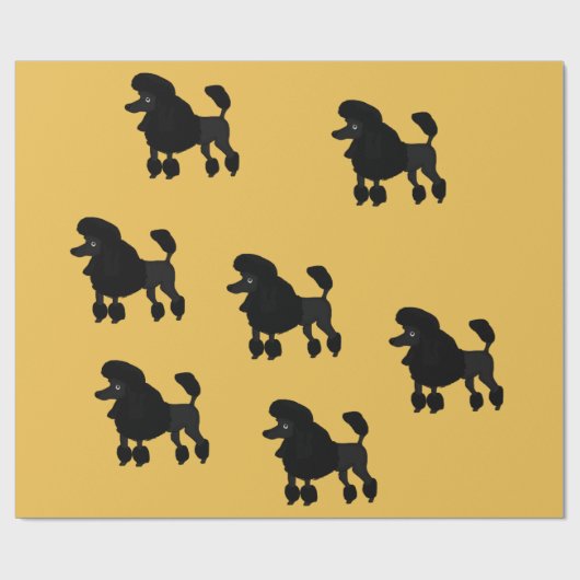 Pudelentwurfs-Packpapier Geschenkpapier (Flach)