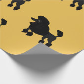 Pudelentwurfs-Packpapier Geschenkpapier (Ecke)
