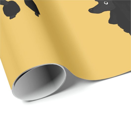 Pudelentwurfs-Packpapier Geschenkpapier (Rolleneckpunkt)