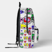 Pudelherz Bedruckter Rucksack (Links)