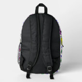 Pudelherz Bedruckter Rucksack (Rückseite)