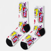 Pudelherz Socken (Linkes Detail)
