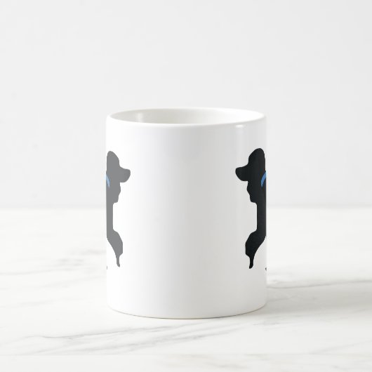 Pudelhund Kaffeetasse (Mittel)