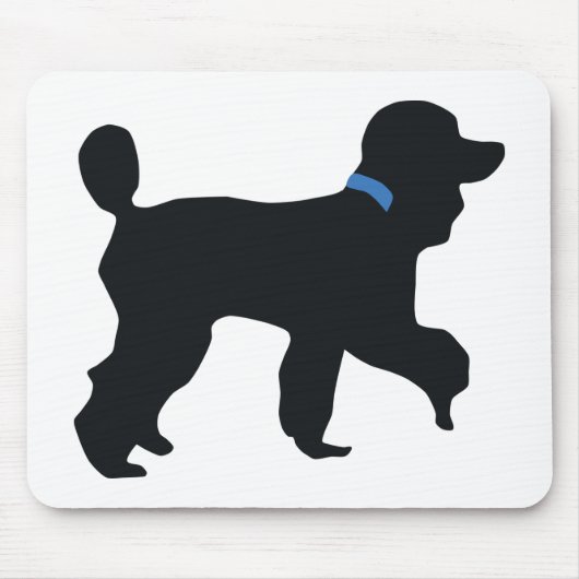 Pudelhund Mousepad (Vorne)
