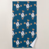 Pudelhundebadetuch Strandtuch (Vorderseite)