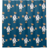 Pudelhundeduschvorhang Duschvorhang (Vorderseite)