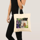 Pudelhydrangea-Taschen-Tasche Tragetasche (Vorderseite (Produkt))
