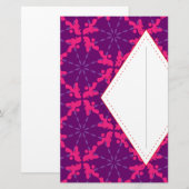 PudelMusterrolle Briefpapier (Vorne/Hinten)