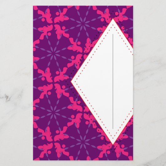 PudelMusterrolle Briefpapier (Vorderseite)