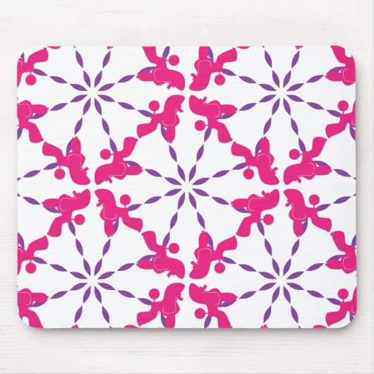 PudelMusterrolle Mousepad (Vorne)