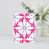 PudelMusterrolle Postkarte (Stehend Vorderseite)