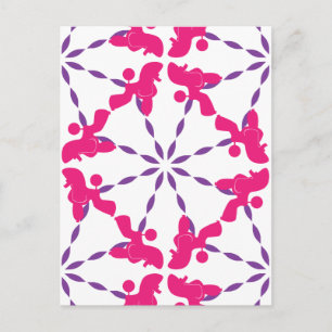 PudelMusterrolle Postkarte