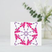 PudelMusterrolle Postkarte (Stehend Vorderseite)