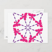 PudelMusterrolle Postkarte (Vorne/Hinten)