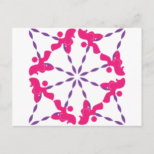 PudelMusterrolle Postkarte