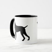 Pudelpointer Tasse (Vorderseite Links)