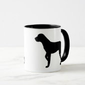 Pudelpointer Tasse (VorderseiteRechts)