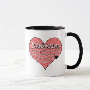 Pudelpointer Tatze druckt Hunde Humor Tasse