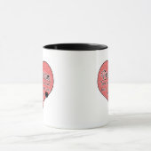 Pudelpointer Tatze druckt Hunde Humor Tasse (Zentrum)