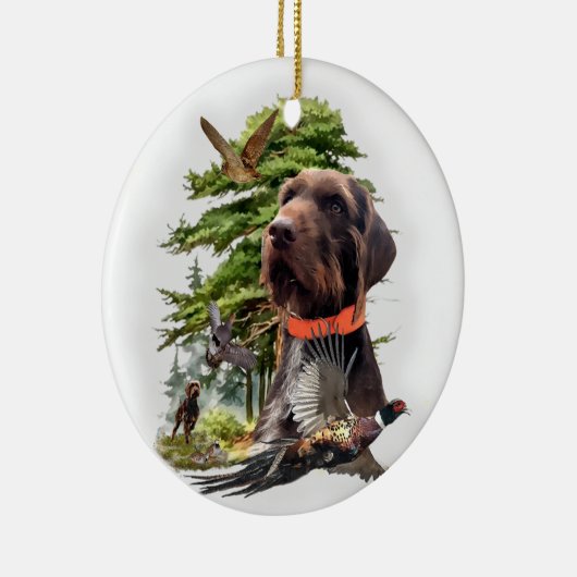 Pudelpoker Keramik Ornament (Rechts)