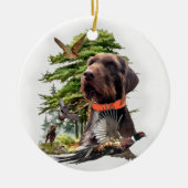 Pudelpoker Keramik Ornament (Vorne)