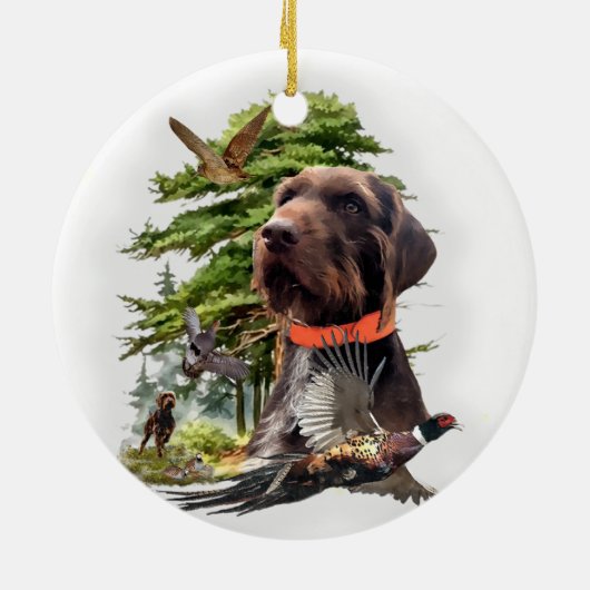 Pudelpoker Keramik Ornament (Hinten)