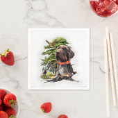 Pudelpoker Serviette (Beispiel)