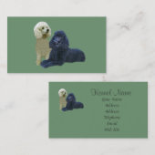 Pudeltwosome-Visitenkarte Visitenkarte (Vorne/Hinten)