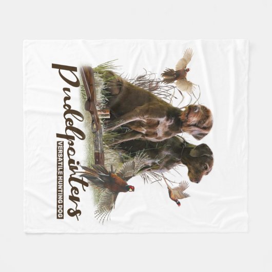 Pudelzeigen, Jagdfasan Fleecedecke (Vorderseite (Horizontal))