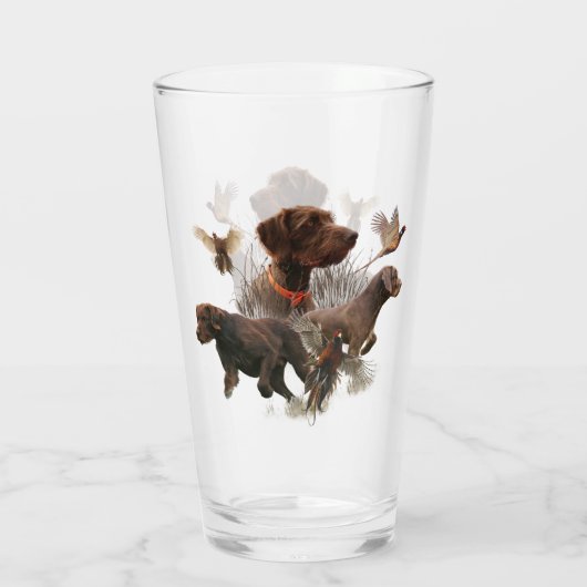 Pudelzeigen, Jagdfasan Glas (Rückseite)