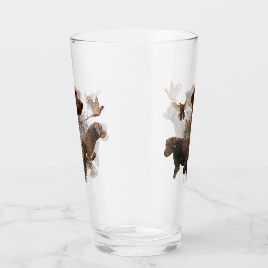 Pudelzeigen, Jagdfasan Glas (Rechts)