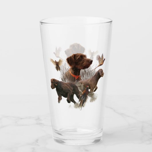 Pudelzeigen, Jagdfasan Glas (Vorderseite)