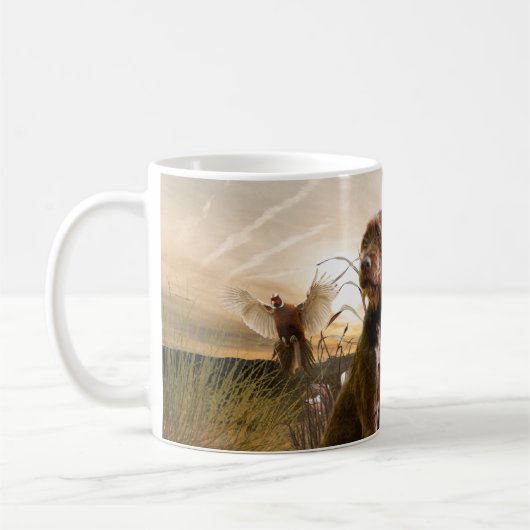 Pudelzeigen, Jagdfasan Kaffeetasse (Links)