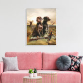 Pudelzeigen, Jagdfasan Leinwanddruck (Insitu (Wohnzimmer))