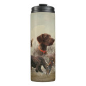 Pudelzeigen, Jagdfasan Thermosbecher (Vorderseite)