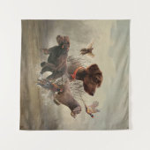 Pudelzeigen, Jagdfasan Wandteppich (Vorderseite (Horizontal))