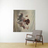 Pudelzeigen, Jagdfasan Wandteppich (Beispiel (Horizontal))