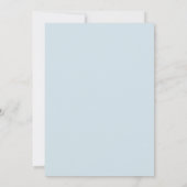 Puder-Minzblatt-Hochzeit Einladung (Rückseite)